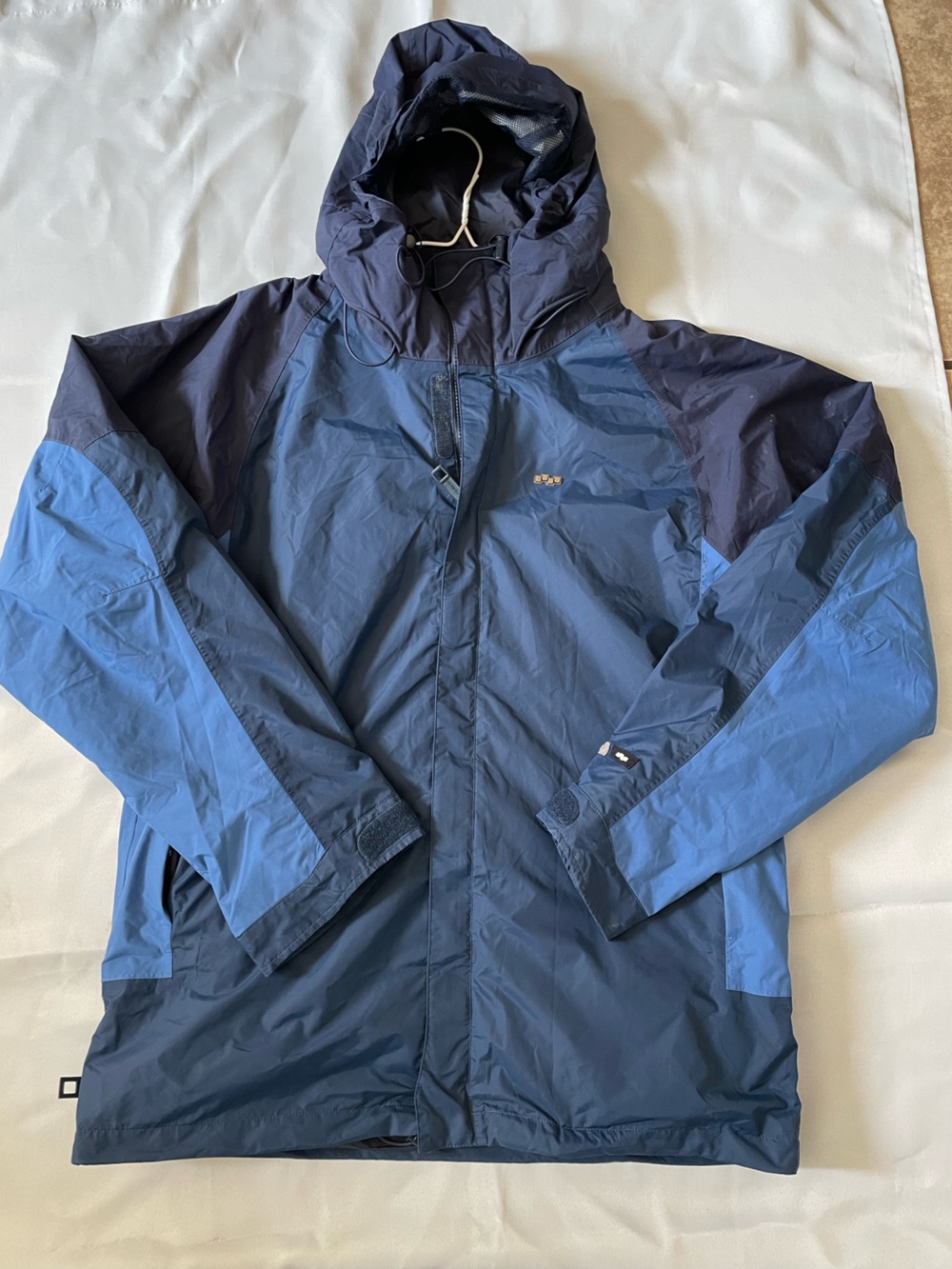 FOURSQUARE Expedition Performance System Hoodie Mens Jacket Coat Large Blue